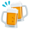 Clinking Beer Mugs emoji on Emojione